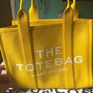Marc Jacobs Vibrant Yellow Tote Medium Size Used